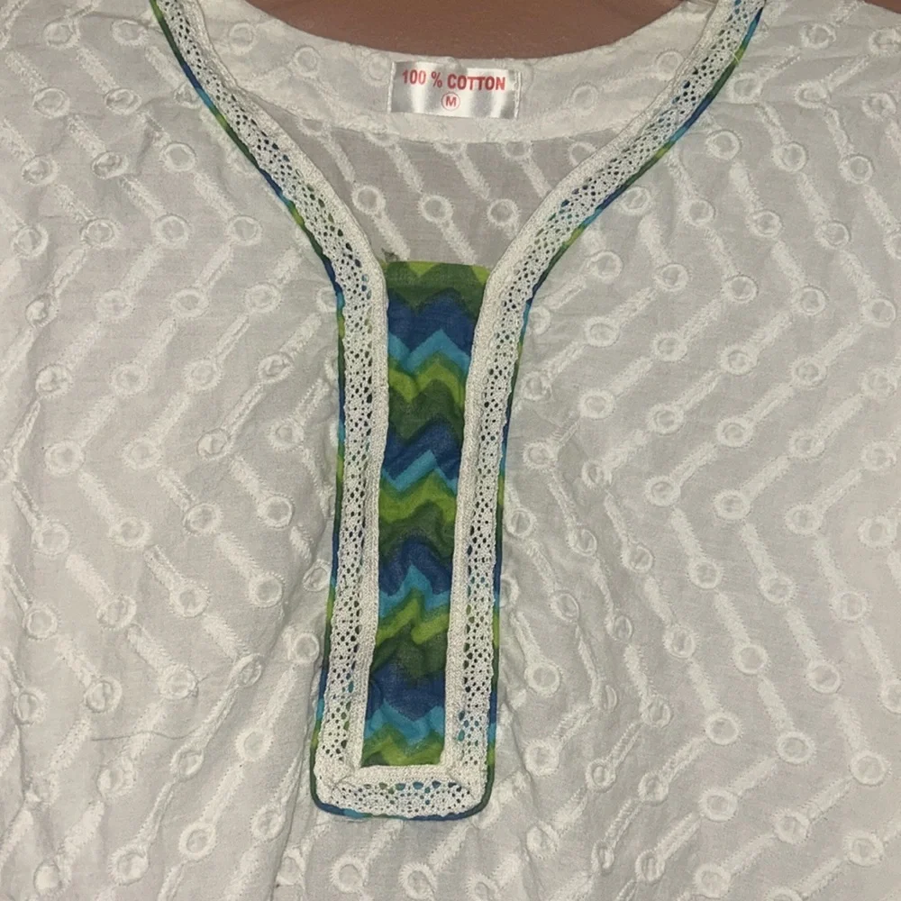 COTTON DRESS SZ MEDIUM - Picture 5 of 6